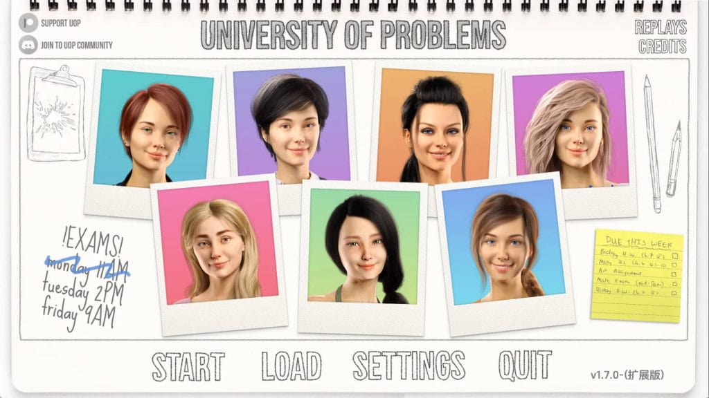 【欧美SLG/汉化/动态】学院情缘v1.7.5 AI版【PC+安卓/16.5G/更新】University of Problems [v1.7.5 Extended]